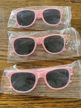 Pink Sunglasses - Casual Shades - 3 pair